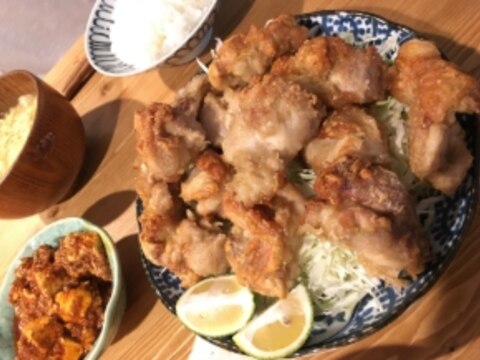 ノンフライヤー＆米粉で作るグルテンフリー唐揚げ♪